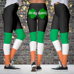 Kus mijn shamrocks St. Patrick's Day Leggings