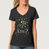 Kus? mistletoe kerstt - shirt (Voorkant)