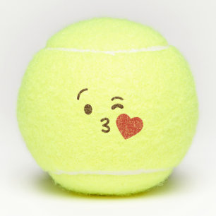 Kus m'n lul.Kawaii Cute Emoticon Emoji Tennisballen