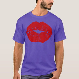 Kus Mond Rode Lippen T-shirt