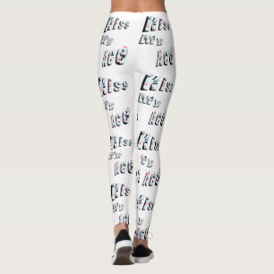 Kus My Ace, Dames White Poker Logo Leggings