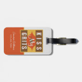 Kus My Grits Bagagelabel (Achterkant horizontaal)