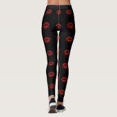 Kus My Pants Red Lips Black Leggings (Achterkant)