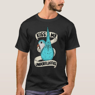 Kus My Parrot Underfluffies I Blue Monk Paraket T-shirt