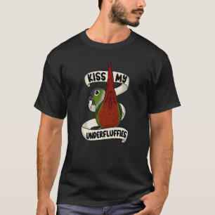 Kus My Parrot Underfluffies I Green Cheek Conure T-shirt