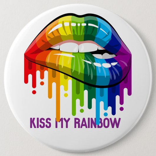  Kus My Rainbow Lips Button (Voorkant)