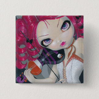 Kus My Violin Button Pin