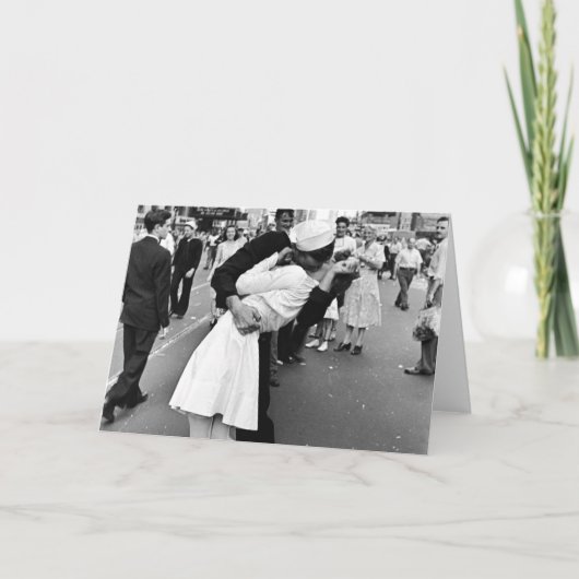 Kus op VJ Dag Wereldoorlog Kaart (Voorkant)