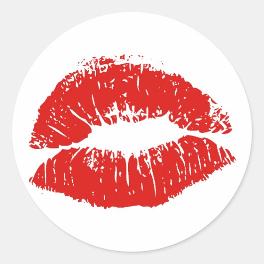 kus ronde sticker (Voorkant)