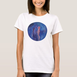 Kus Schilderen Vrouwen Top, Wit T-shirt
