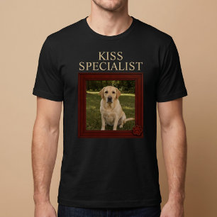 Kus Specialist Op Maat Grappige Hond Foto T-shirt