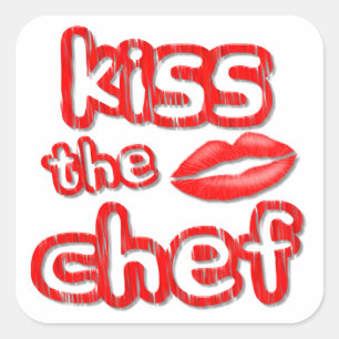 Kus The Chef Square Sticker