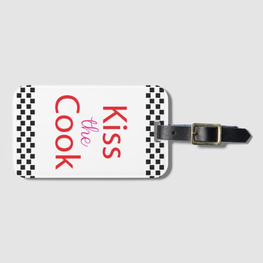 Kus the Cook Bagagelabel (Voorkant (horizontaal))