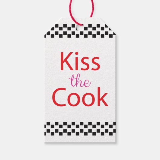 Kus the Cook Cadeaulabel (Voorkant)