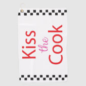 Kus the Cook Golfhanddoek (Voorkant)