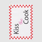 Kus the Cook Golfhanddoek (Voorkant)