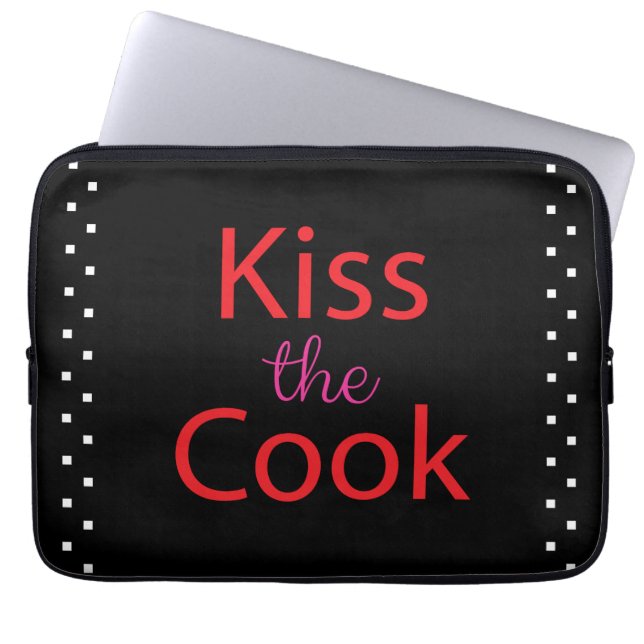 Kus the Cook Laptop Sleeve (Voorkant)