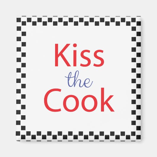 Kus the Cook Magneet (Voorkant)
