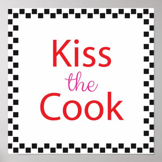 Kus the Cook Poster (Voorkant)