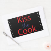 Kus the Cook Rechthoekige Sticker (Envelop)
