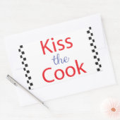 Kus the Cook Rechthoekige Sticker (Envelop)
