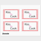 Kus the Cook Rechthoekige Sticker (Vel)