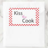 Kus the Cook Rechthoekige Sticker (Tas)