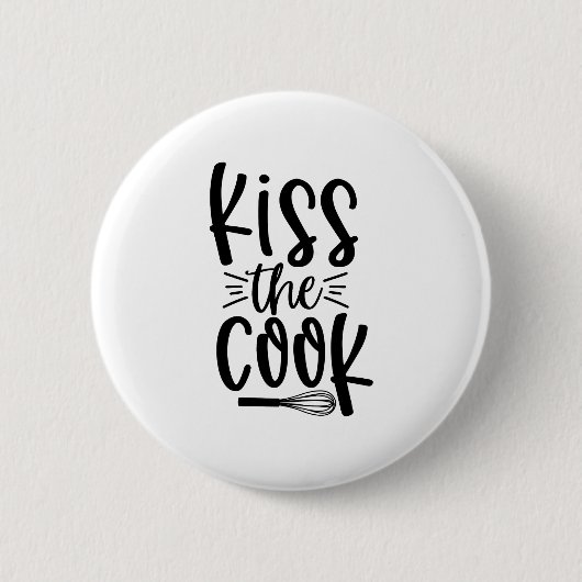 Kus the Cook Ronde Button 5,7 Cm (Voorkant)