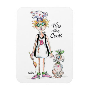 Kus the Cook, show haar je waardering Magnet Magneet