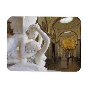 Kus van Cupido en Psyche, door Antonio Canova Magneet