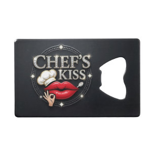 Kus van de Chef RVS Flesopener Kredietkaart Flessenopener