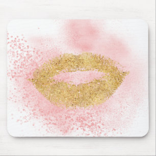 Kus van de Confettien van de Lippen van Glitzy de Muismat