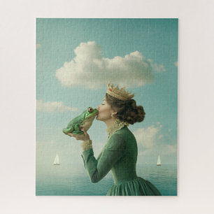 Kus van de kikkerprins legpuzzel