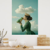 Kus van de kikkerprins poster (Keuken)