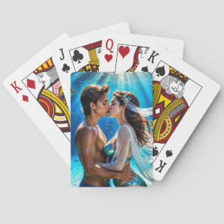 Kus van de Onderwater Geliefden Pokerkaarten