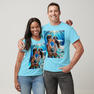 Kus van de Onderwater Geliefden T-shirt