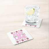 Kus van Liefde voor Kerstmis Kartonnen Onderzetters (Insitu)