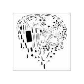 Kus - Wood Art Stamp Rubberstempel (Afrduk)