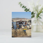 Kusadasi Vissen Harbor Briefkaart (Staand voorkant)