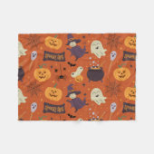 Kuschelige Baby-Fleecedecke – Halloween Design💕 Fleece Deken (Voorkant (Horizontaal))