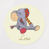 Kuscheltiere Kunterbunt Labels (Design 2)