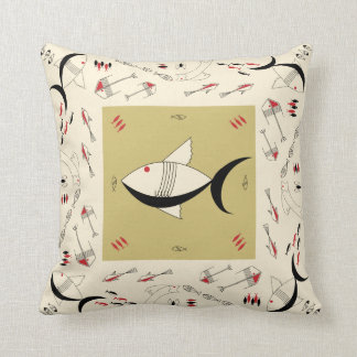 Kussen FABULOUS 1950s VIS Retro Vintage 200KLEUREN