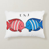 Kussen Fish Pillow Custom bruiloft cadeau voor kop (Voorkant)