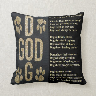 Kussen Gedicht Honden Is God Omgekeerd Geschreven