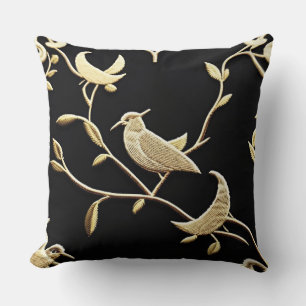 Kussen Golden Nightingale Gold Leaf\Sierkussen