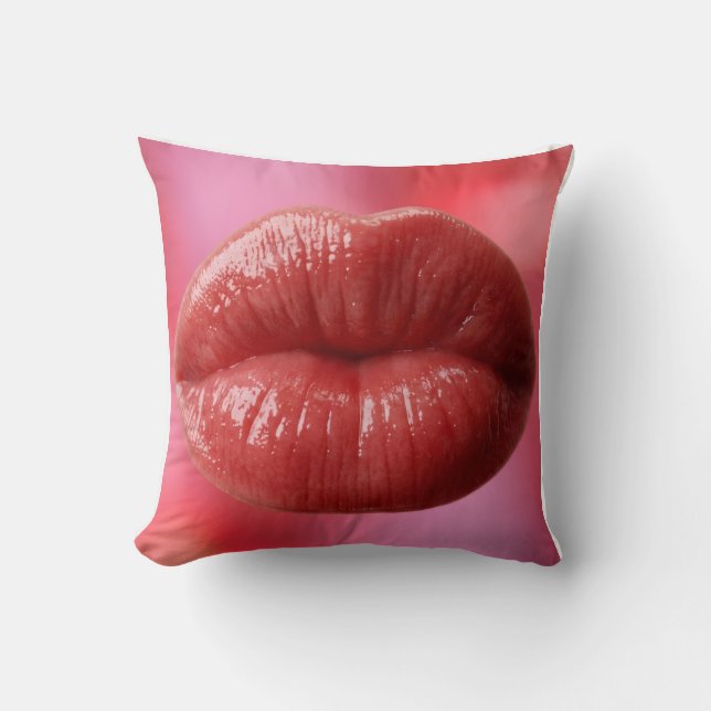 Kussen grote lippen (Voorkant)