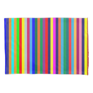 Kussen Hoesje Stripe Helder Kleurrijk Kussensloop