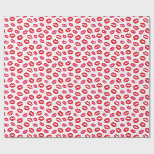 Kussen Lippen Sassy Roze en Rood Cadeaupapier