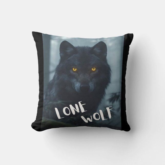 Kussen (lone wolf) (Voorkant)