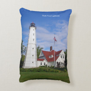 Kussen met accent van North Point Lighthouse